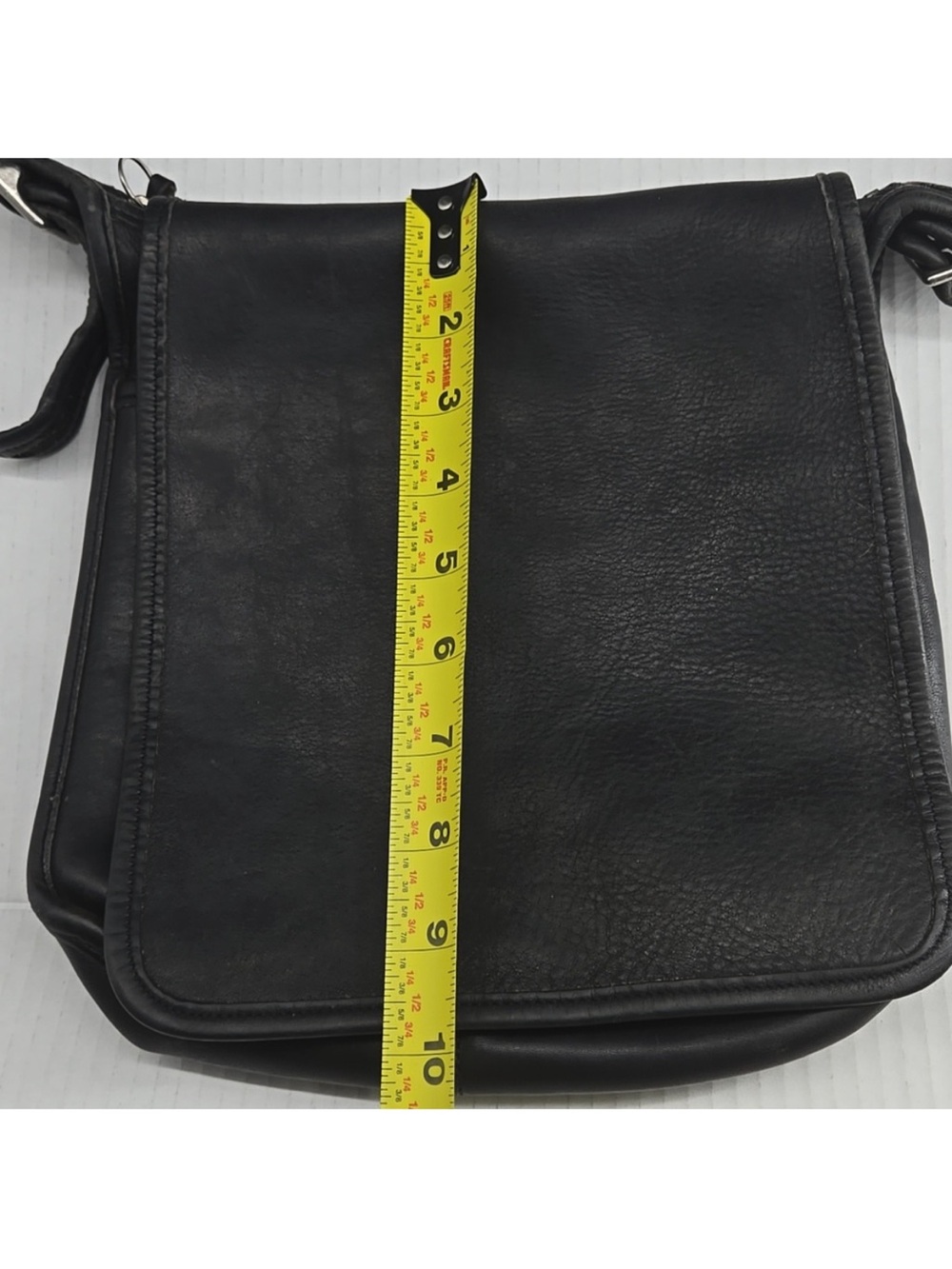 COACH Legacy Studio Flap Crossbody 9144 Black Leather - Picture 9 of 13